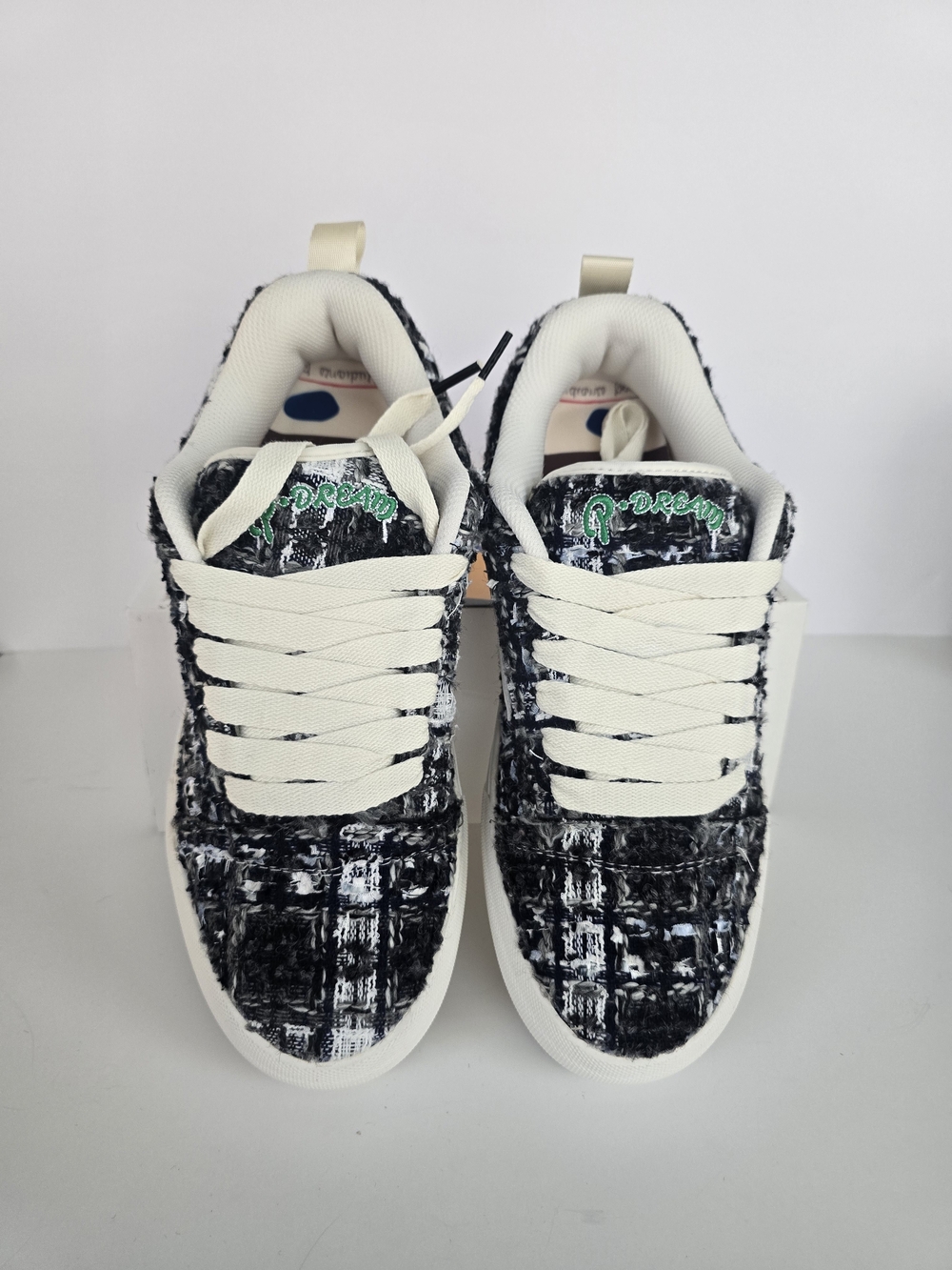 Men's Black & White Casual Skater Sneakers